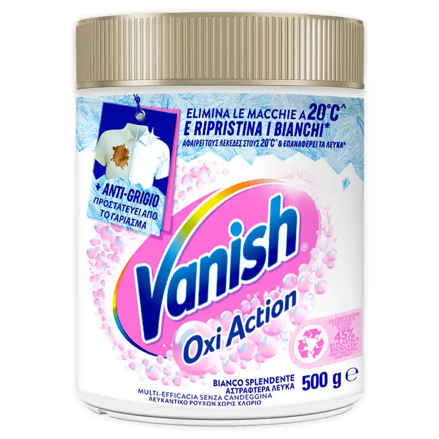 Vanish Oxi Action Ενισχυτικό Πλύσης Σκόνη White 500γρ.