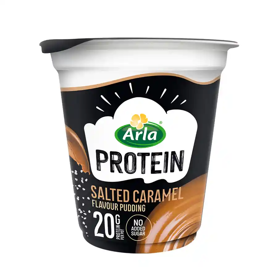 Arla Protein Πουτίγκα Με Γεύση Αλατισμένη Καραμέλα Χωρίς Γλουτένη 200γρ.