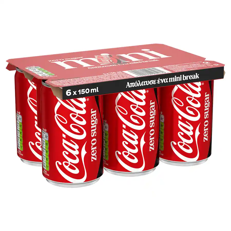 Zero Αναψυκτικό Χωρίς ζάχαρη 6x150ml