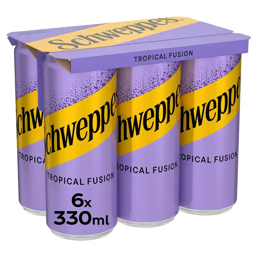 Schweppes Tropical Fusion 6x330ml.