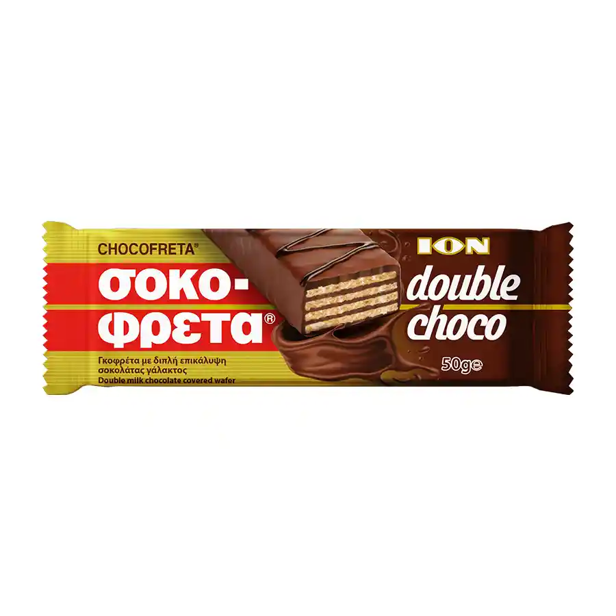 Ίον Double Choco Σοκοφρέτα Γάλακτος 50γρ.
