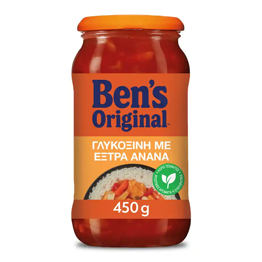 Ben's Original Σάλτσα Γλυκόξινη Με Έξτρα Ανανά 450γρ.