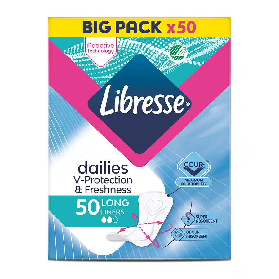 Libresse Σερβιετάκια Long Big Pack 50τεμ.