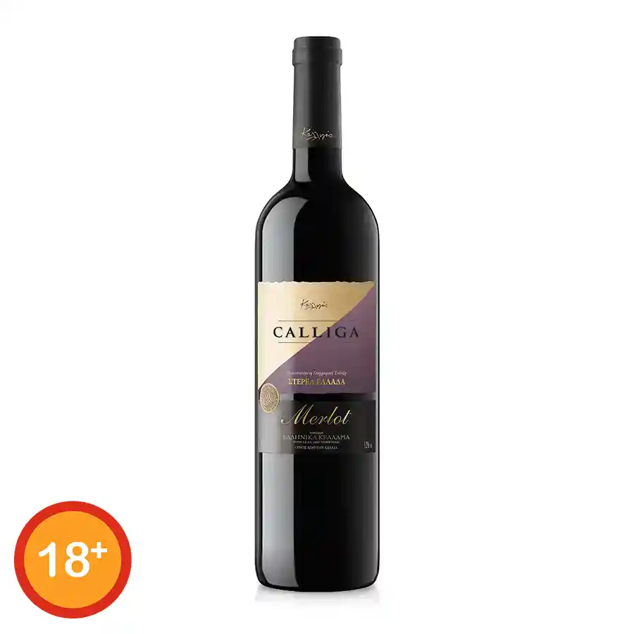 Calliga Κρασί Ερυθρό Merlot Στερεάς Ελλάδας 750ml.