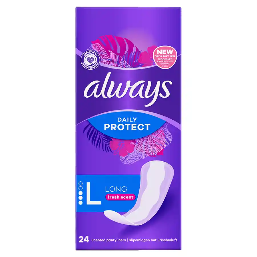 Always Dailies Σερβιετάκια Extra Protect Large Fresh 24τεμ.