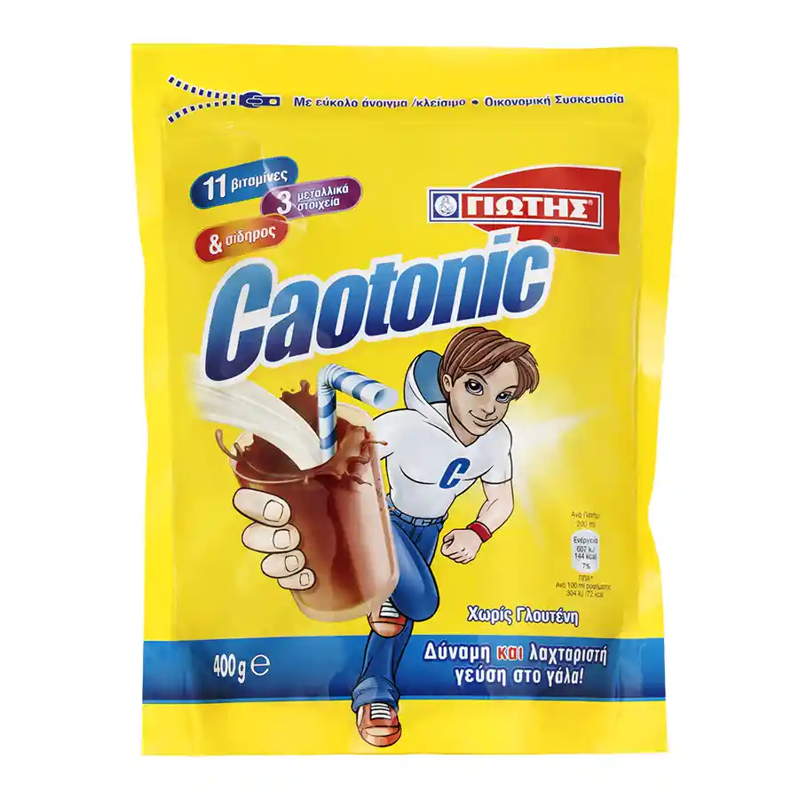Γιώτης Caotonic Ρόφημα Σοκολάτας Χωρίς Γλουτένη 400γρ.