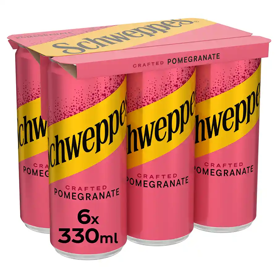Schweppes Αναψυκτικό Pomegranate 6x330ml.