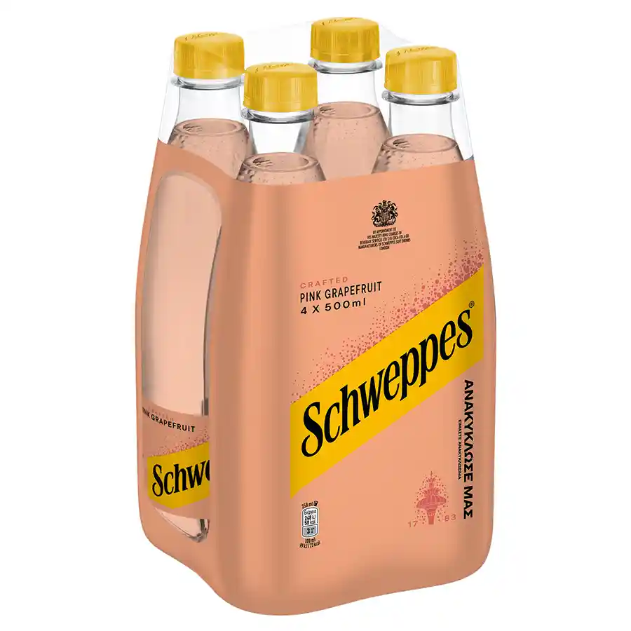 Schweppes Pink Grapefruit 4x500ml.