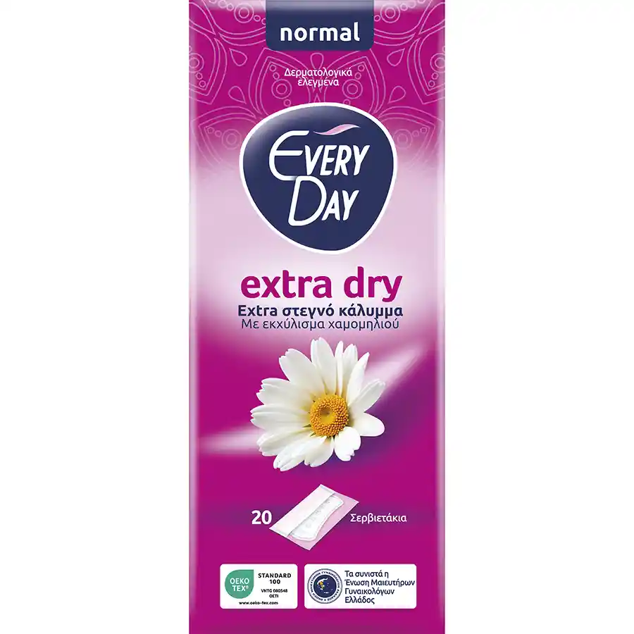 Every Day Σερβιετάκια Extra Dry Normal 20τεμ.