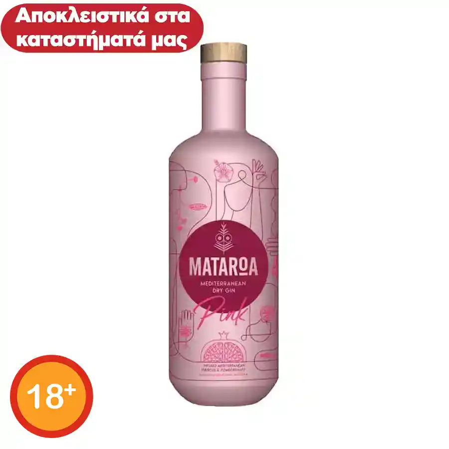Mataora Mediterranean Dry Τζιν Pink 700ml.