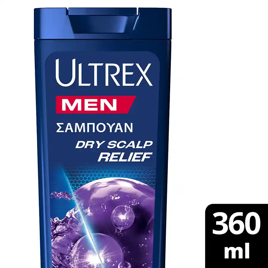 Ultrex Men Σαμπουάν Για Ξηροδερμία 360ml. 