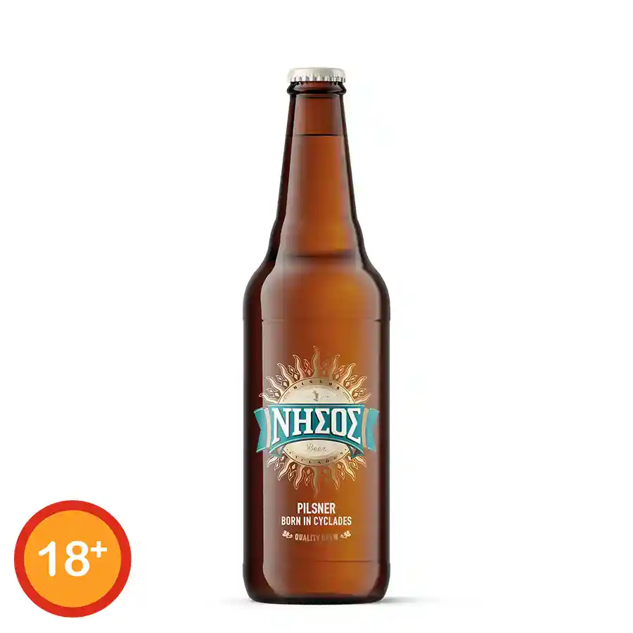 Νήσος Μπίρα Pilsner Φιάλη 500ml.