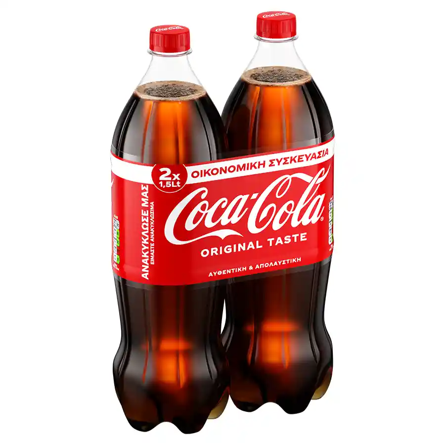 Coca Cola Οικονομική Συσκευασία 2x1,5lt.