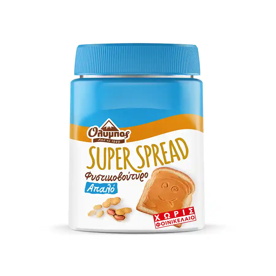 Όλυμπος Super Spread Φυστικοβούτυρο Απαλό 350γρ.