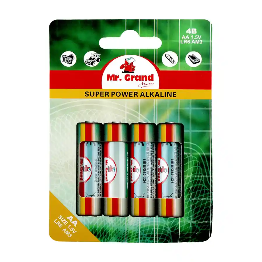 MrGrand Μπαταρίες Αλκαλικές Μinion AΑ LR6 1,5V 4τεμ.