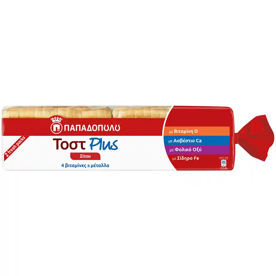 Plus Ψωμί για Τοστ Σίτου 700gr