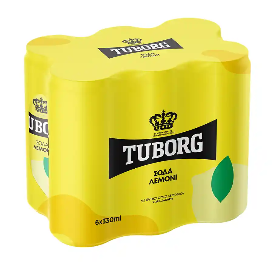 Tuborg Σόδα Λεμόνι 6x330ml.