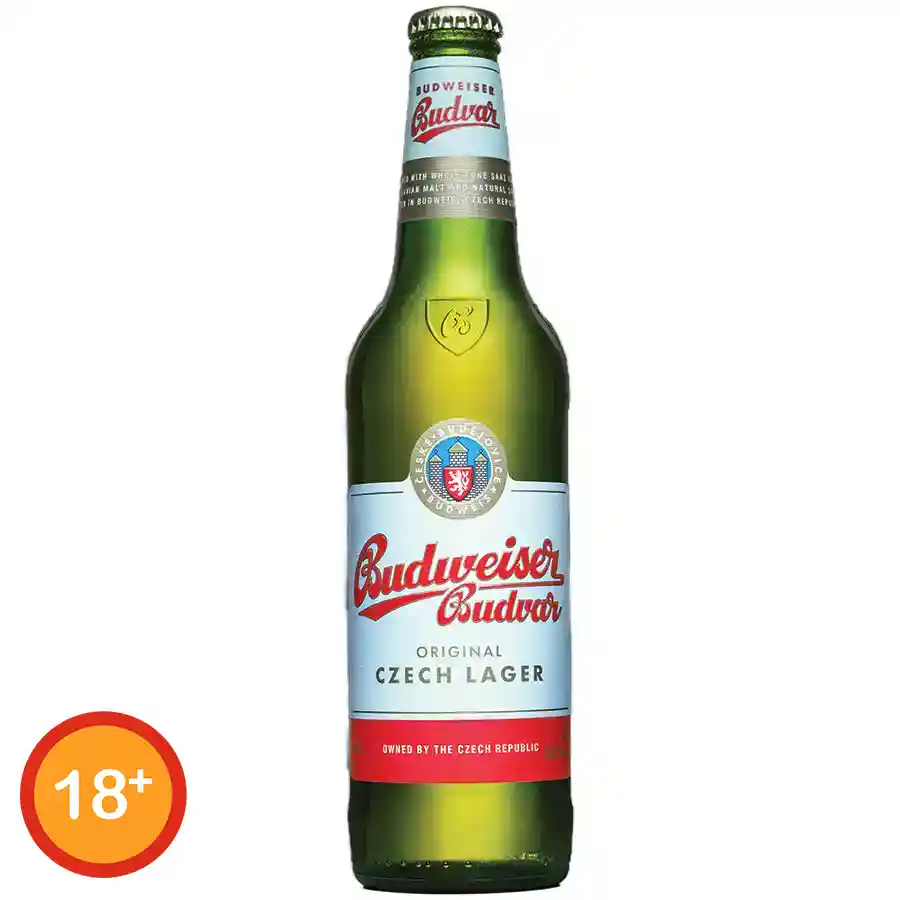 Budweiser Budvar Μπίρα Lager Φιάλη 500ml.