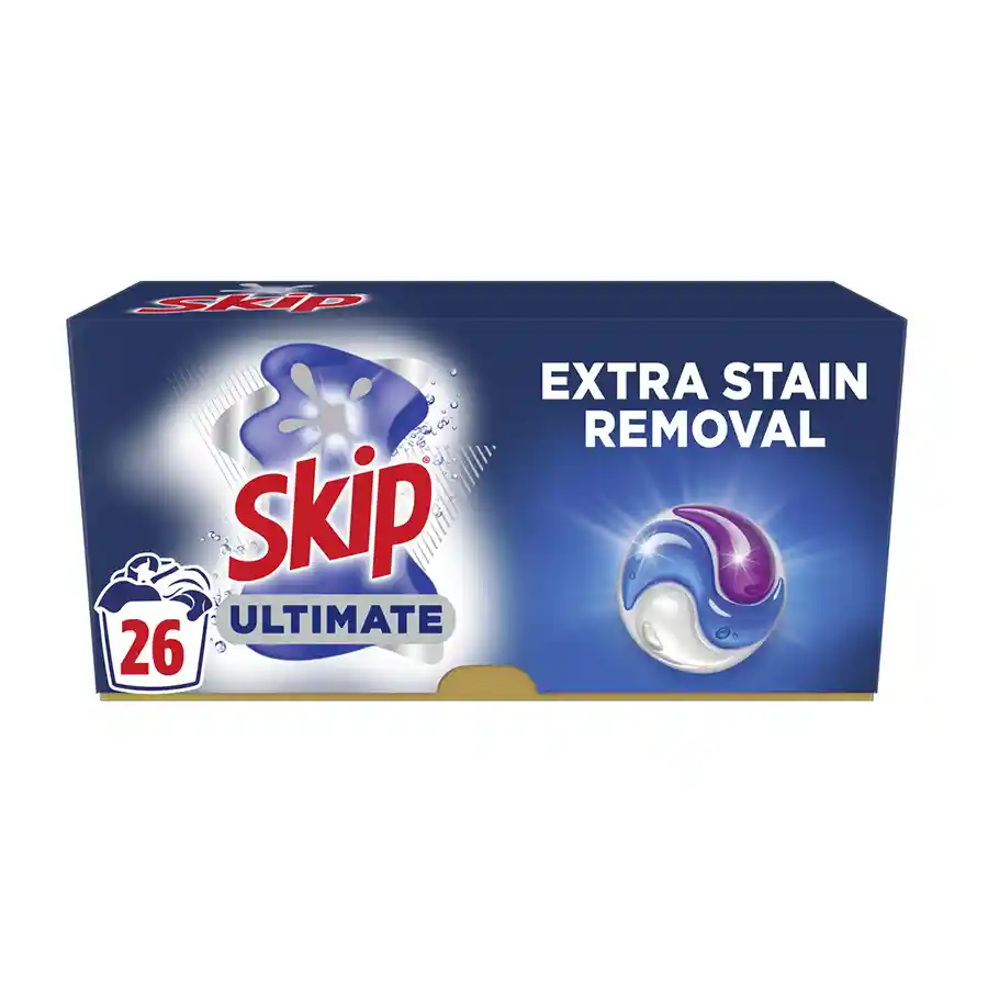 Skip Ultimate Trio Caps Απορρυπαντικό Πλυντηρίου Ρούχων 26τεμ.