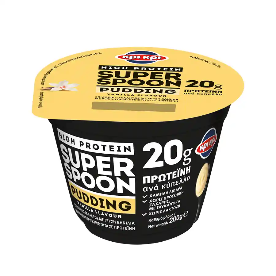 Κρι Κρι Super Spoon Πουτίγκα High Protein Βανίλια Χωρίς Λακτόζη 200γρ. 