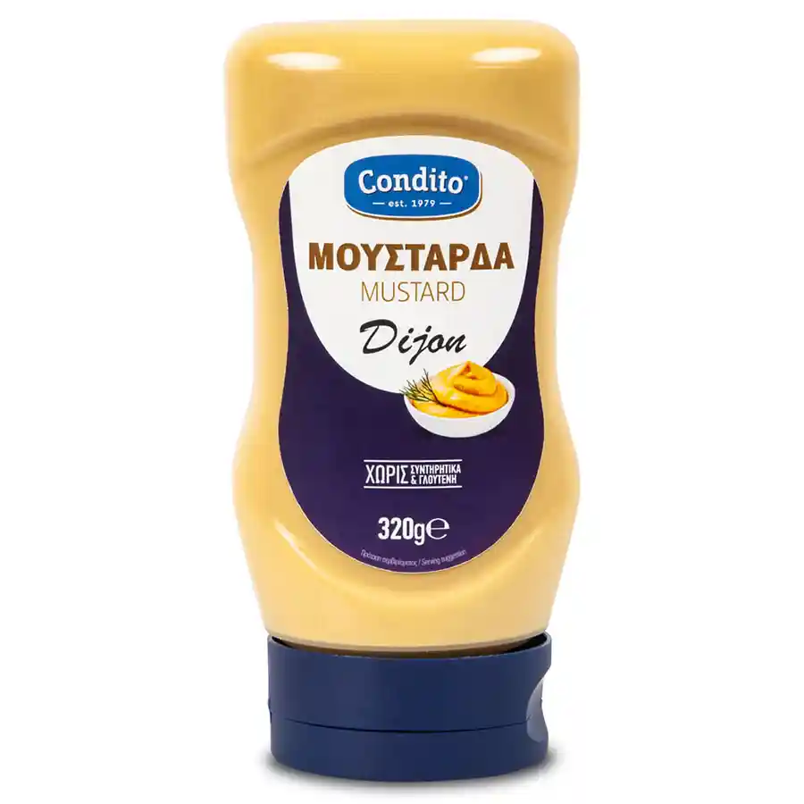 Condito Μουστάρδα Dijon Χωρίς Γλουτένη 320γρ. 