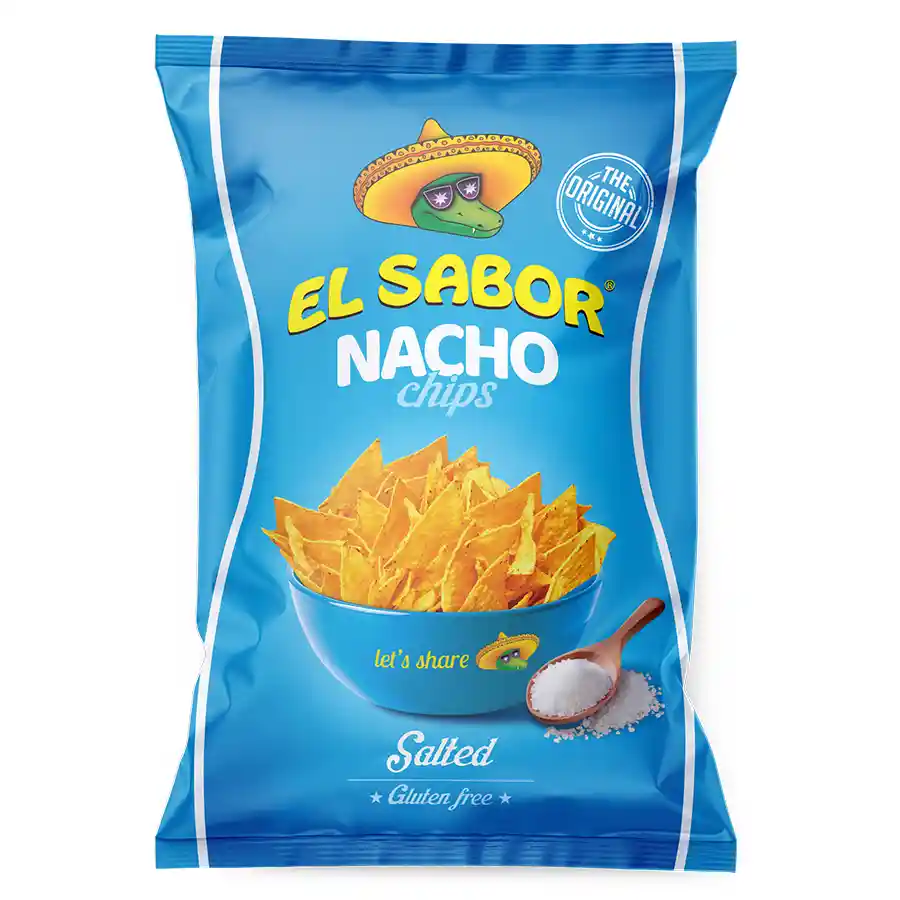 El Sabor Nacho Mexican Τσιπς Αλάτι Χωρίς Γλουτένη 100γρ.