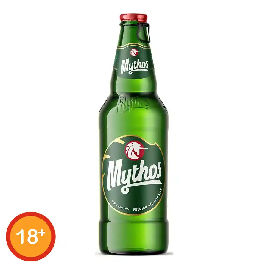Mythos Μπίρα Lager Φιάλη 500ml. (Επιστρεφόμενη Φιάλη)