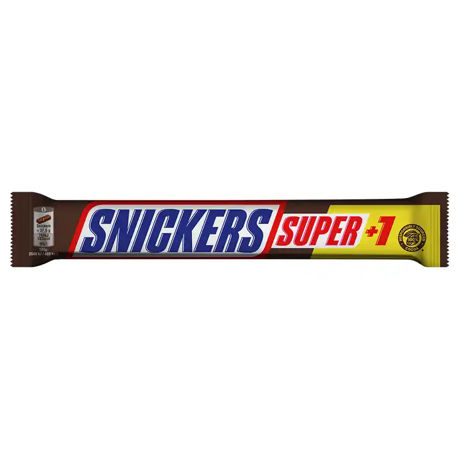 Snickers Σοκολάτα Super+1 112,5γρ.