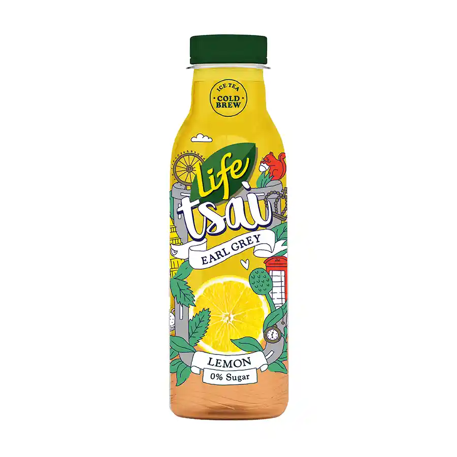 Δέλτα Life Κρύο Τσάι Earl Grey Λεμόνι 500ml.