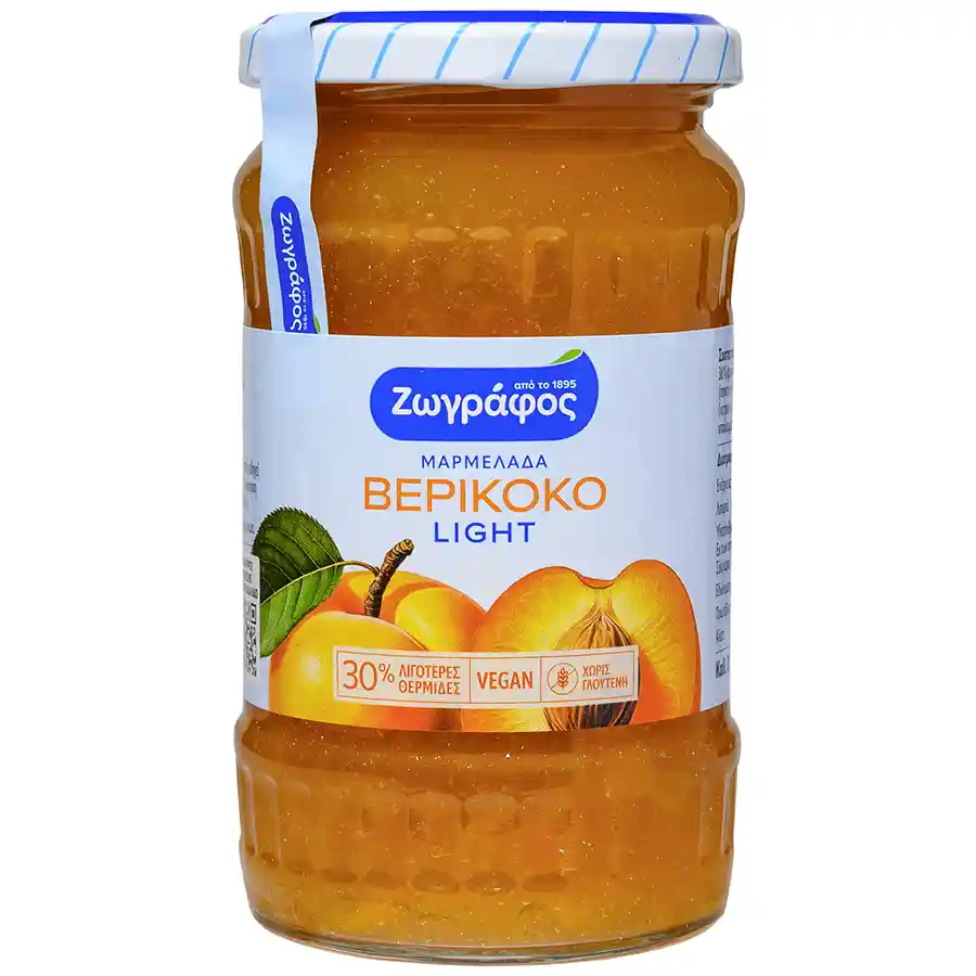 Ζωγράφος Μαρμελάδα Βερίκοκο Με Φρουκτόζη 415γρ.