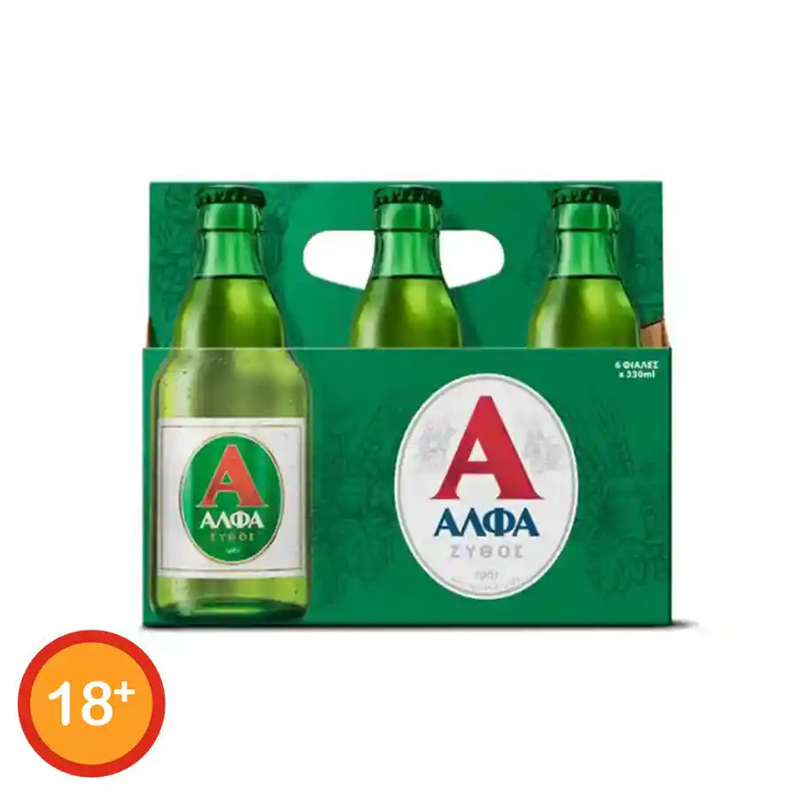 Άλφα Μπίρα Retro Φιάλη 6x330ml.