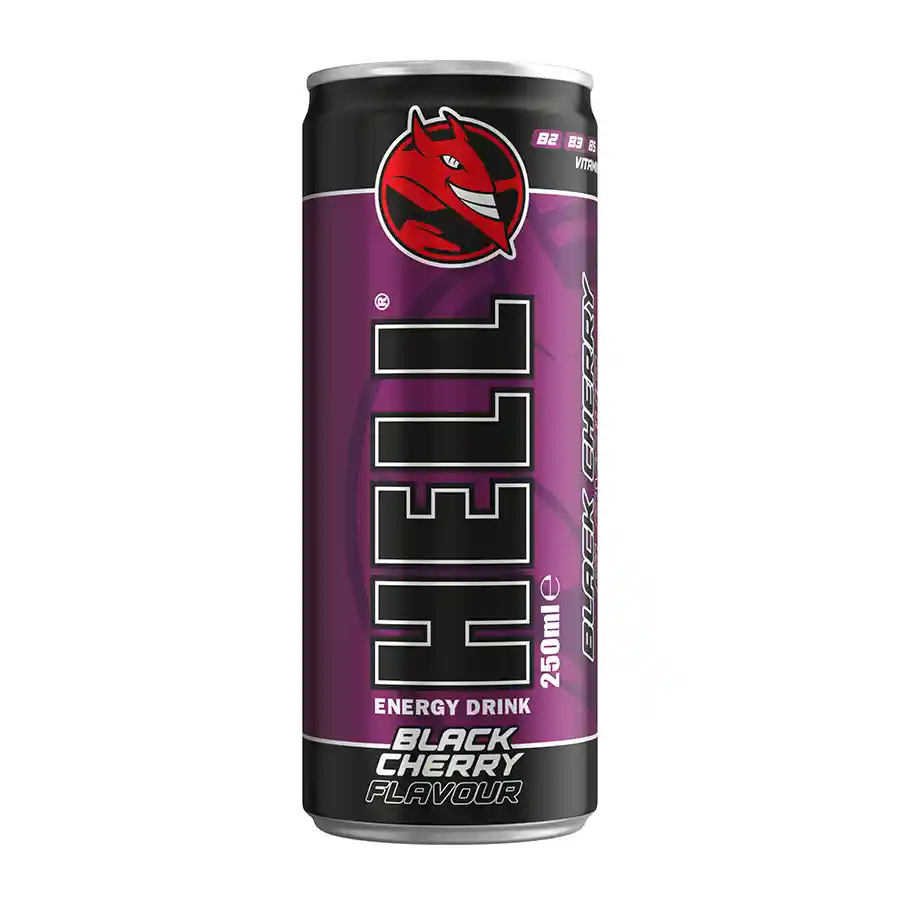 Hell Energy Drink Black Cherry 250ml.