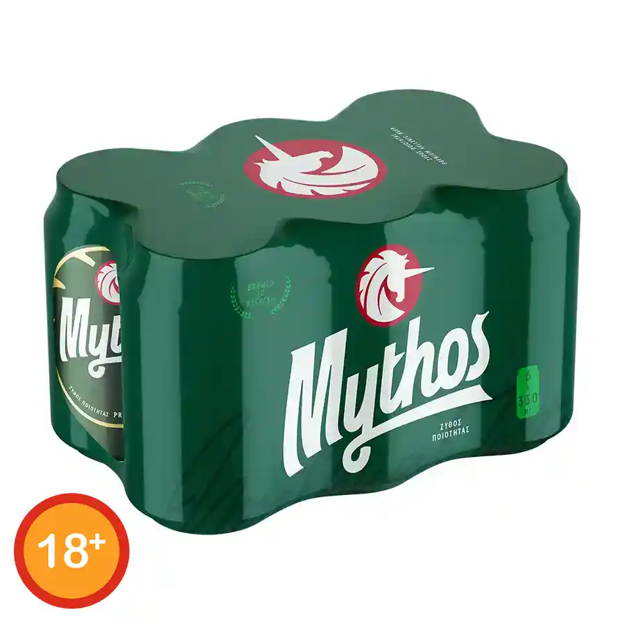 Mythos Μπίρα Lager 6x330ml.