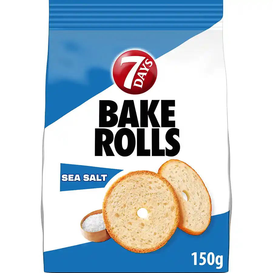 7Days Bake Rolls Κλασική Αλάτι 150γρ.