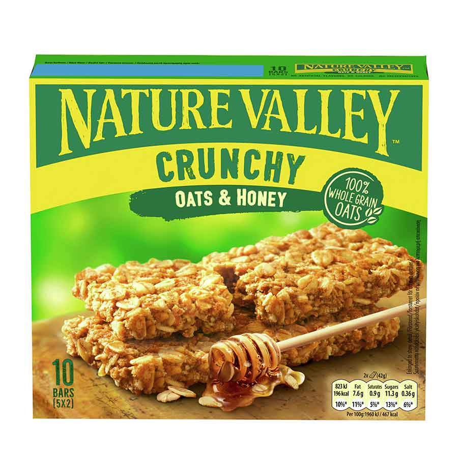 Nature Valley Crunchy Μπάρες Δημητριακών Μούσλι & Μέλι 5x42γρ.