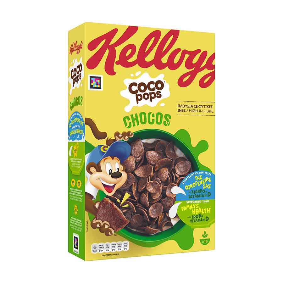 Kellogg's Coco Pops Δημητριακά Chocos 550γρ.