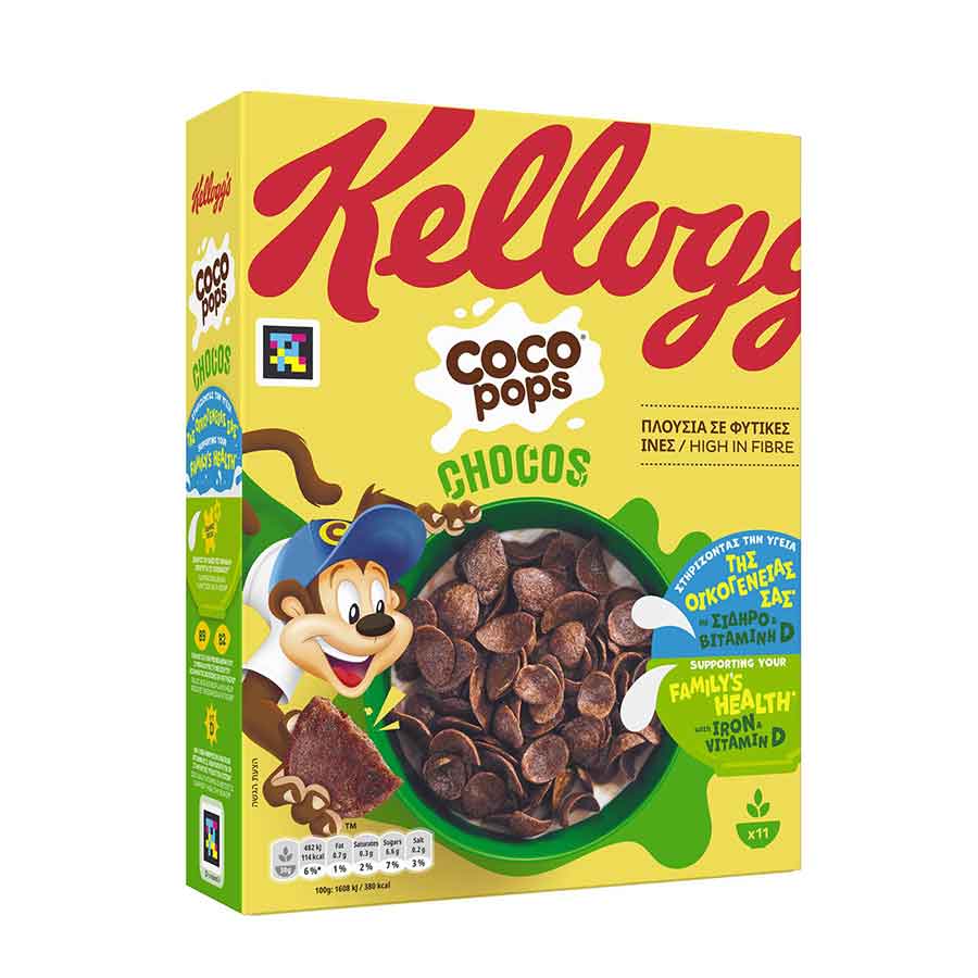 Kellogg's Coco Pops Δημητριακά Chocos 330γρ.