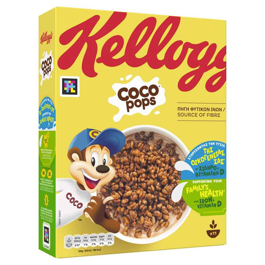 Kellogg's Coco Pops Δημητριακά 330γρ.