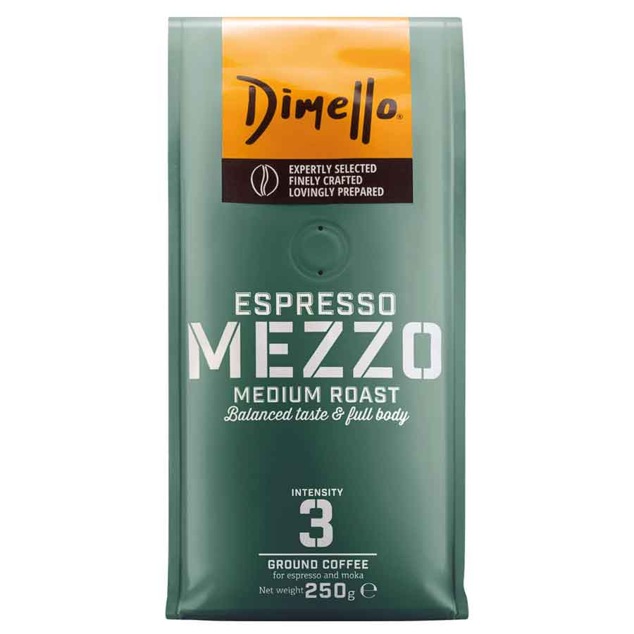 Dimello Καφές Espresso Mezzo Αλεσμένος 250γρ.