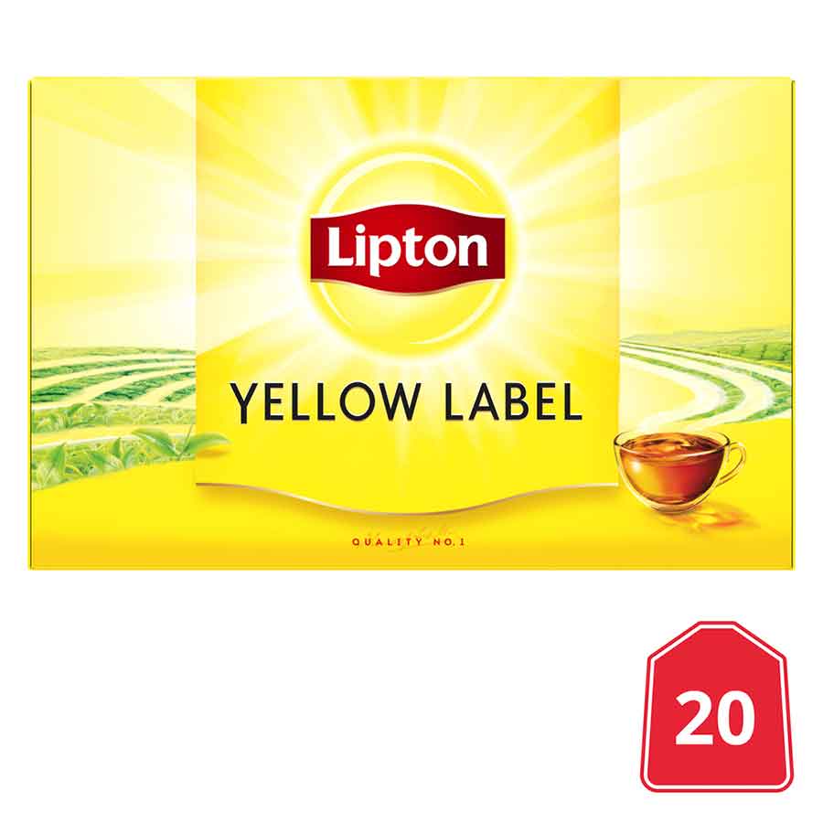 Lipton Yellow Label Μαύρο Τσάι Σε Φακελάκια 20x1,5γρ.