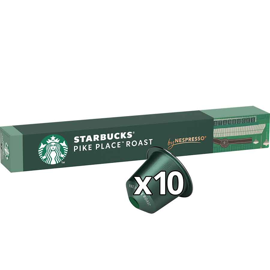 Starbucks Καφές Espresso Lungo Pike Place Roast Σε Κάψουλες 10τεμ. 53γρ.