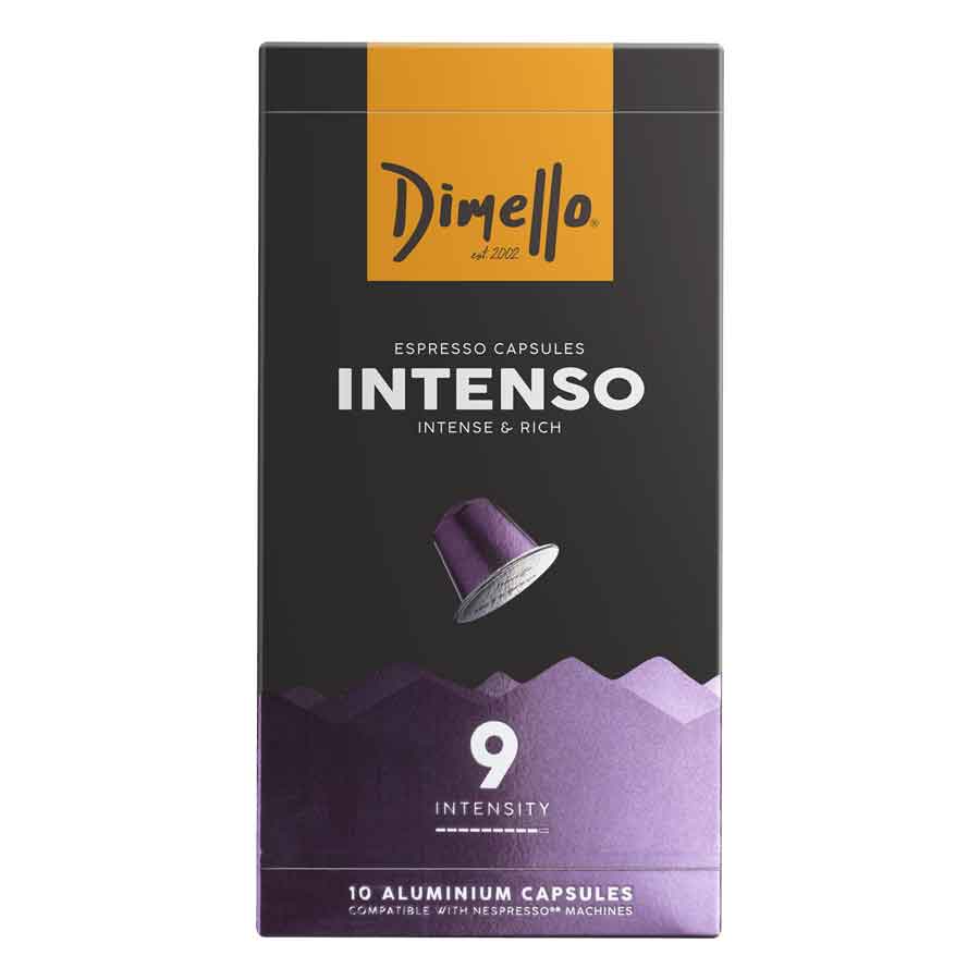 Dimello Καφές Espresso Intenso Σε Κάψουλες 10τεμ. 56γρ.
