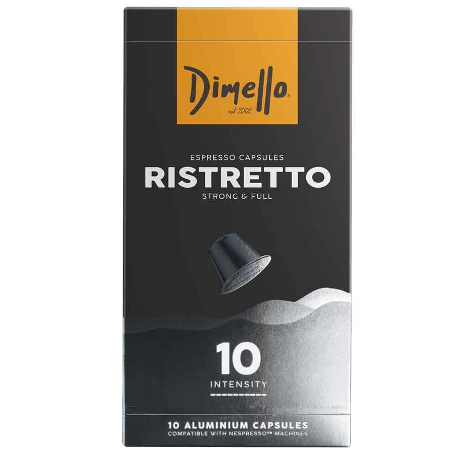 Dimello Καφές Espresso Ristretto Σε Κάψουλες 10τεμ. 56γρ.