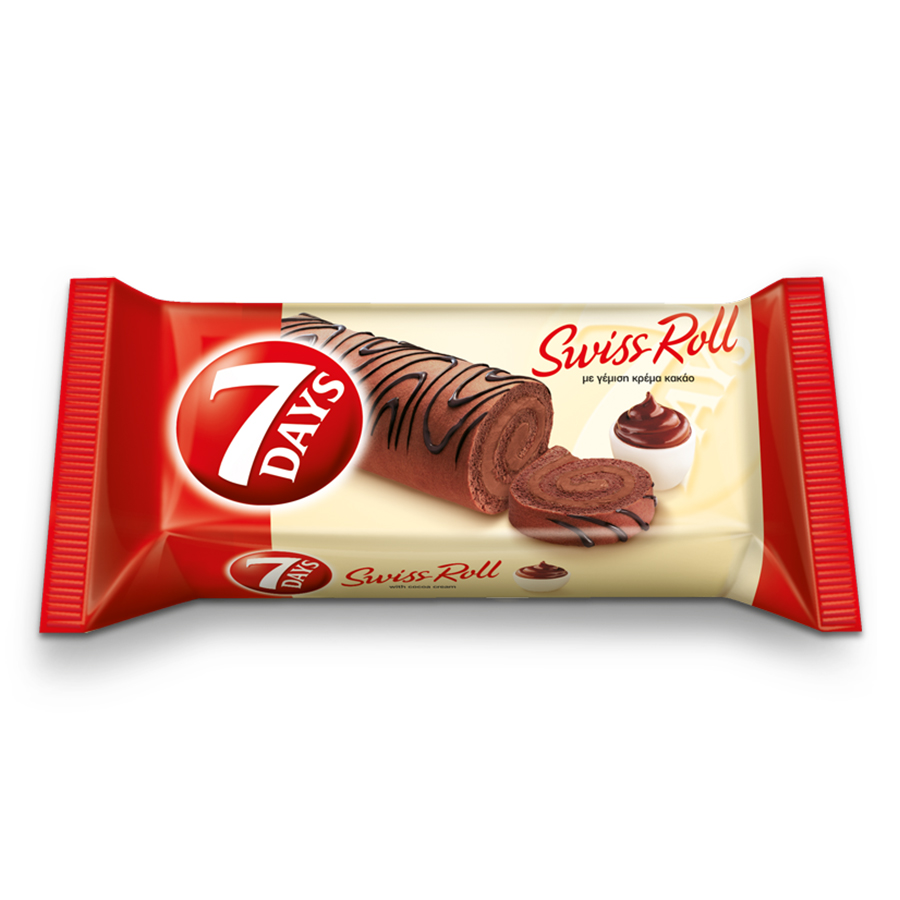 7Days Κέικ Swiss Rolls Με Κρέμα Κακάο 200γρ.