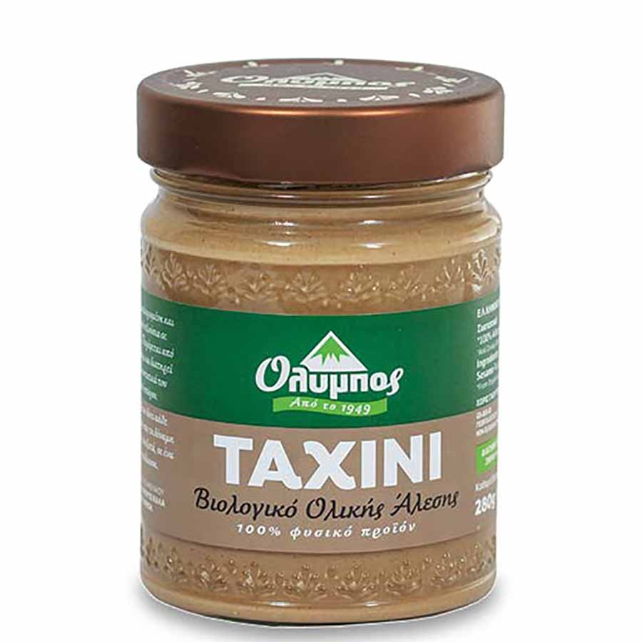 Όλυμπος Ταχίνι Ολικής Άλεσης Βιολογικό Χωρίς Γλουτένη 280γρ.
