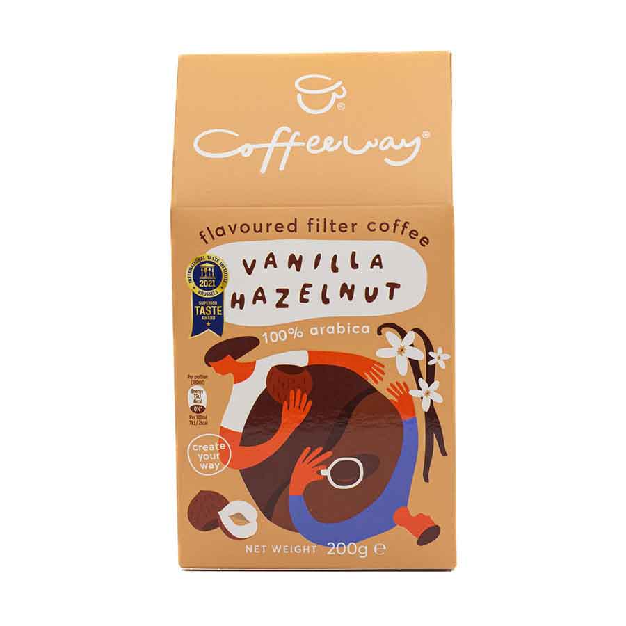 Coffeeway Καφές Φίλτρου Βανίλια Φουντούκι 200γρ.