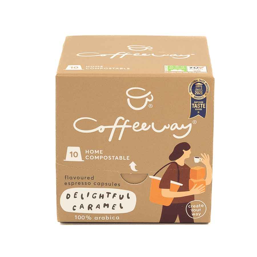 Coffeeway Καφές Espresso Delightful Caramel Σε Κάψουλες 10τεμ. 50γρ.