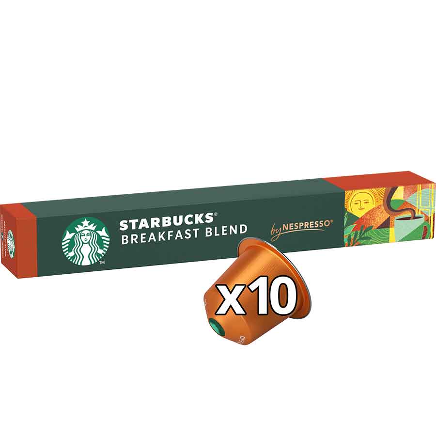 Starbucks Καφές Espresso Breakfast Blend Σε Κάψουλες 10τεμ. 56γρ.