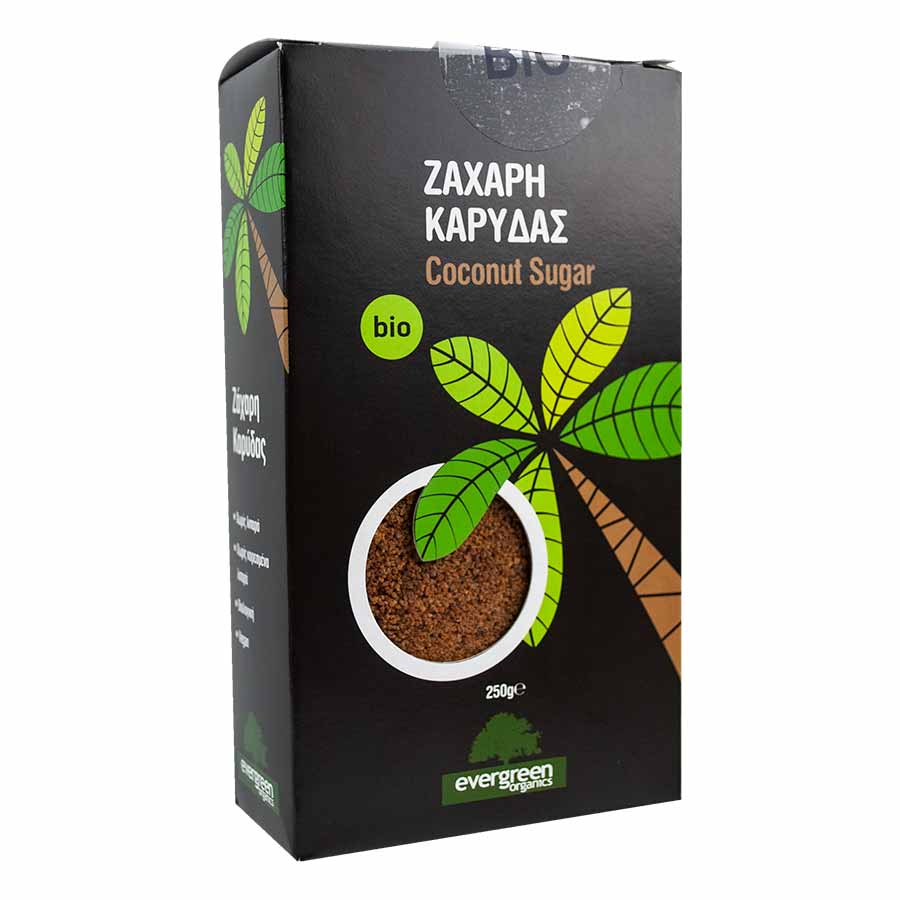 Evergreen Organics Bio Ζάχαρη Καρύδας 250γρ.