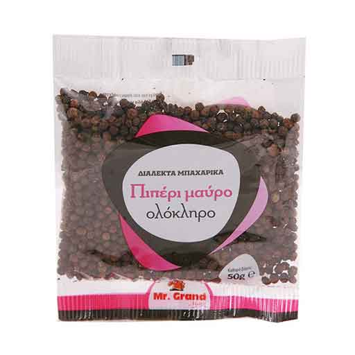 MrGrand Πιπέρι Μαύρο Ολόκληρο 50γρ.